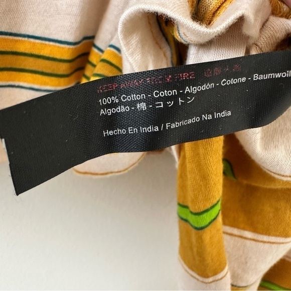 Out From Under Urban Outfitters Ella Stripe Cropped Ballon Sleeve Long Sleeve - Picture 6 of 8